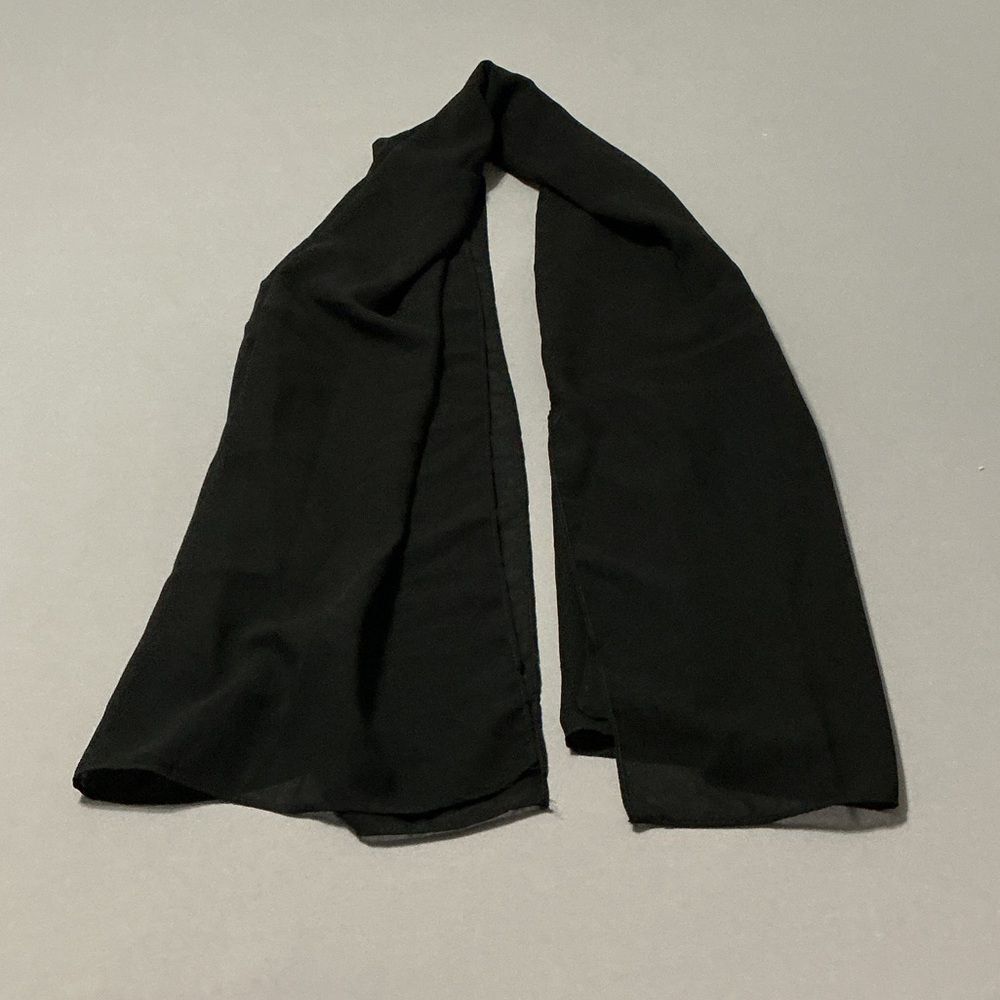 Black Sheer Scarf